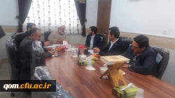 جلسه ای با حضور مدیر امور شعب استان بانک تجارت  در دانشگاه فرهنگیان