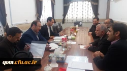 حضور هیأت نظارت آموزش عالی استان قم در دانشگاه فرهنگیان قم