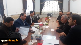 حضور هیأت نظارت آموزش عالی استان قم در دانشگاه فرهنگیان قم