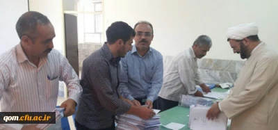 برگزاری آزمون صلاحیت حرفه ای معلمی مهارت آموزان ماده 28 در مرکز آموزش عالی شهید مدنی(ره) قم