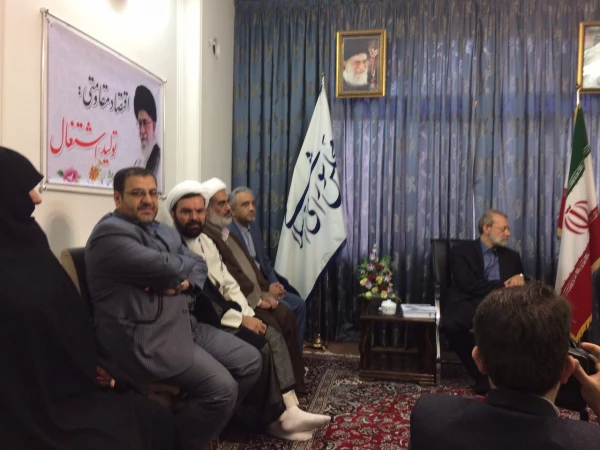 دیدار  مسئولین دانشگاه فرهنگیان استان قم با ریاست محترم مجلس شورای اسلامی