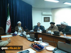 دیدار سرپرست دانشگاه فرهنگیان و مسئولین استانی دانشگاه با آیت الله اعرافی مدیر حوزه های علمیه سراسر کشور