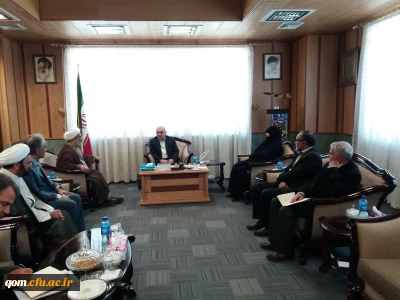 دیدار سرپرست محترم مدیریت  امور پردیس های استان قم با استاندار محترم قم