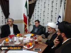 برگزاری جلسه شورای مدیریت امور پردیس های استان قم با حضور سرپرست محترم دانشگاه فرهنگیان جناب آقای دکتر خنیفر