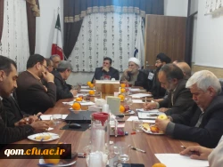 برگزاری جلسه شورای مدیریت امور پردیس های استان قم با حضور سرپرست محترم دانشگاه فرهنگیان جناب آقای دکتر خنیفر