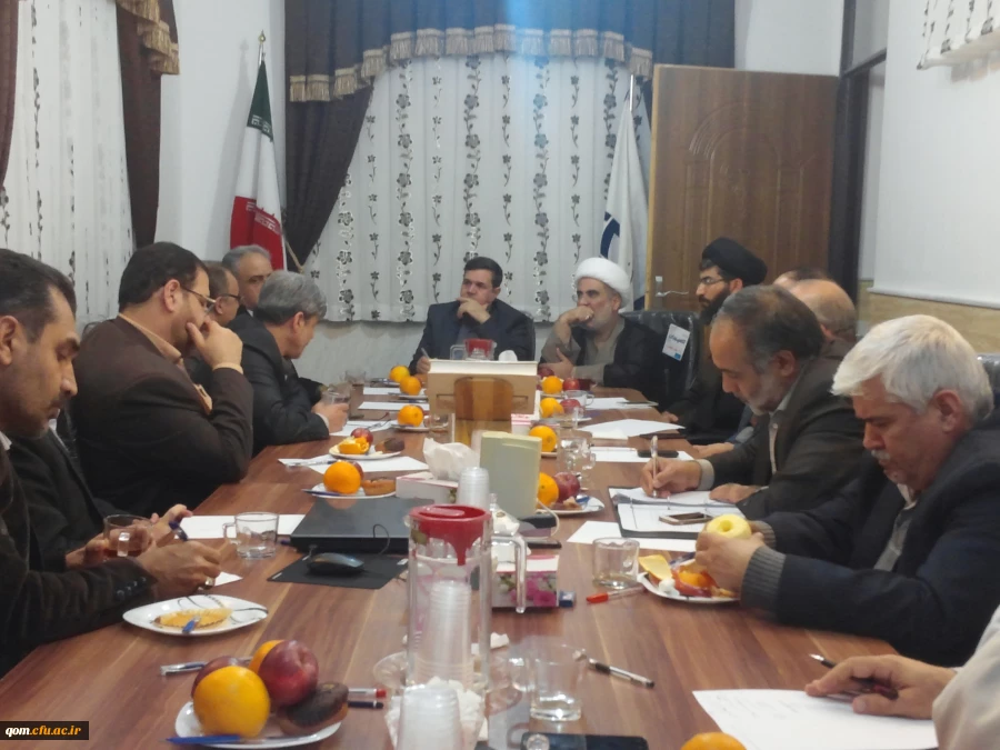 برگزاری جلسه شورای مدیریت امور پردیس های استان قم با حضور سرپرست محترم دانشگاه فرهنگیان جناب آقای دکتر خنیفر