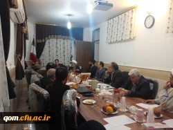 برگزاری جلسه شورای مدیریت امور پردیس های استان قم با حضور سرپرست محترم دانشگاه فرهنگیان جناب آقای دکتر خنیفر