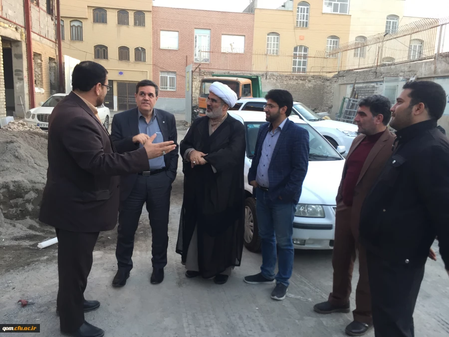 بازدید سرپرست محترم دانشگاه فرهنگیان از پروژه در دست اقدام فدک