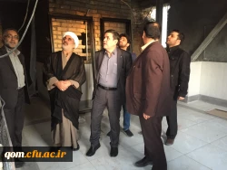 بازدید سرپرست محترم دانشگاه فرهنگیان از پروژه در دست اقدام فدک