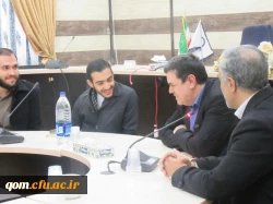 نشست صمیمی سرپرست دانشگاه فرهنگیان با اعضای بسیج دانشجویی پردیس آیت الله طالقانی(ره) قم