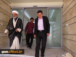 دیدار سرزده دکتر خنیفر از پروژه مقاوم سازی و نوسازی آموزشگاه فدک قم