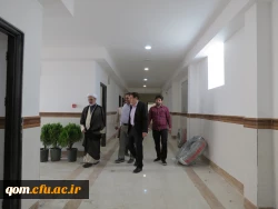 دیدار سرزده دکتر خنیفر از پروژه مقاوم سازی و نوسازی آموزشگاه فدک قم