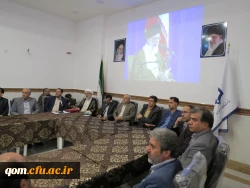 آئین افتتاح ساختمان جدید مدیریت امور پردیس های استان قم با حضور دکتر خنیفر رئیس دانشگاه فرهنگیان و استاندار محترم استان قم جناب آقای مهندس صادقی