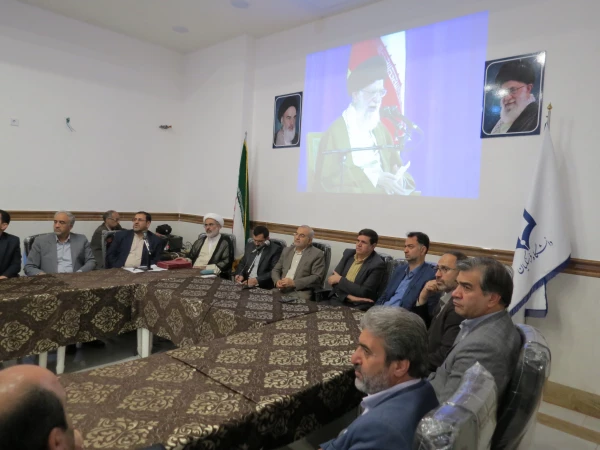 آئین افتتاح ساختمان جدید مدیریت امور پردیس های استان قم با حضور دکتر خنیفر رئیس دانشگاه فرهنگیان و استاندار محترم استان قم جناب آقای مهندس صادقی