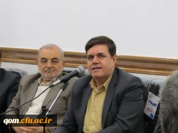 آئین افتتاح ساختمان جدید مدیریت امور پردیس های استان قم با حضور دکتر خنیفر رئیس دانشگاه فرهنگیان و استاندار محترم استان قم جناب آقای مهندس صادقی