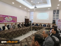 آئین افتتاح ساختمان جدید مدیریت امور پردیس های استان قم با حضور دکتر خنیفر رئیس دانشگاه فرهنگیان و استاندار محترم استان قم جناب آقای مهندس صادقی