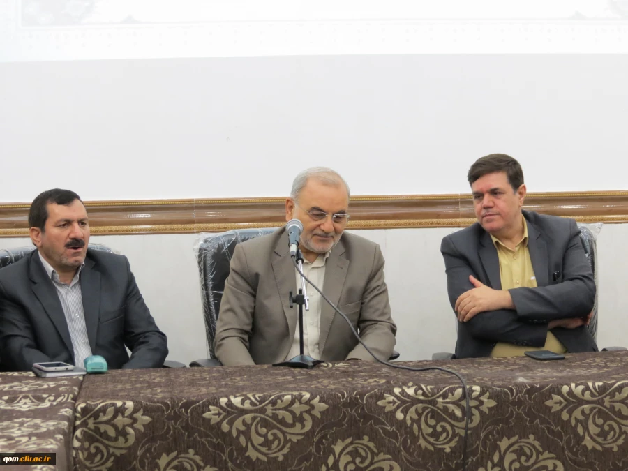 آئین افتتاح ساختمان جدید مدیریت امور پردیس های استان قم با حضور دکتر خنیفر رئیس دانشگاه فرهنگیان و استاندار محترم استان قم جناب آقای مهندس صادقی