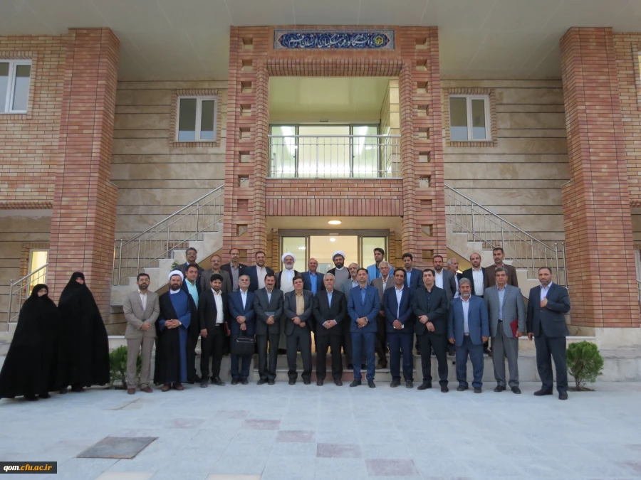 آئین افتتاح ساختمان جدید مدیریت امور پردیس های استان قم با حضور دکتر خنیفر رئیس دانشگاه فرهنگیان و استاندار محترم استان قم جناب آقای مهندس صادقی