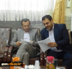 سفر معاون پژوهشی و فن آوری دانشگاه به قم