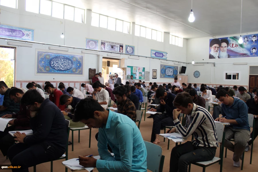 برگزاری امتحانات پایان ترم دانشجو معلمان و معلم دانشجویان دانشگاه فرهنگیان استان قم