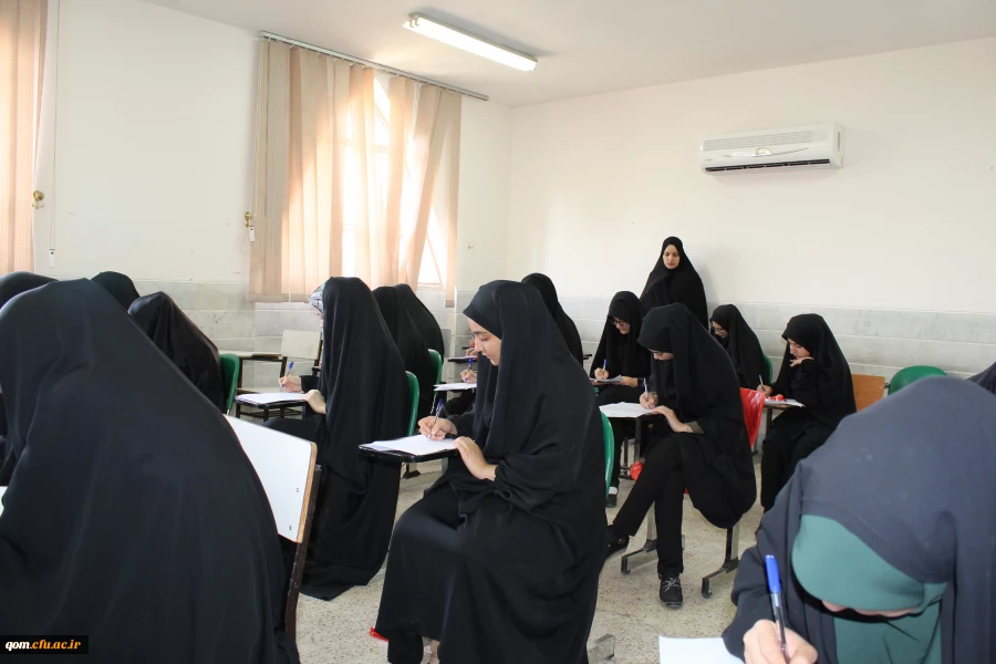 برگزاری امتحانات پایان ترم دانشجو معلمان و معلم دانشجویان دانشگاه فرهنگیان استان قم