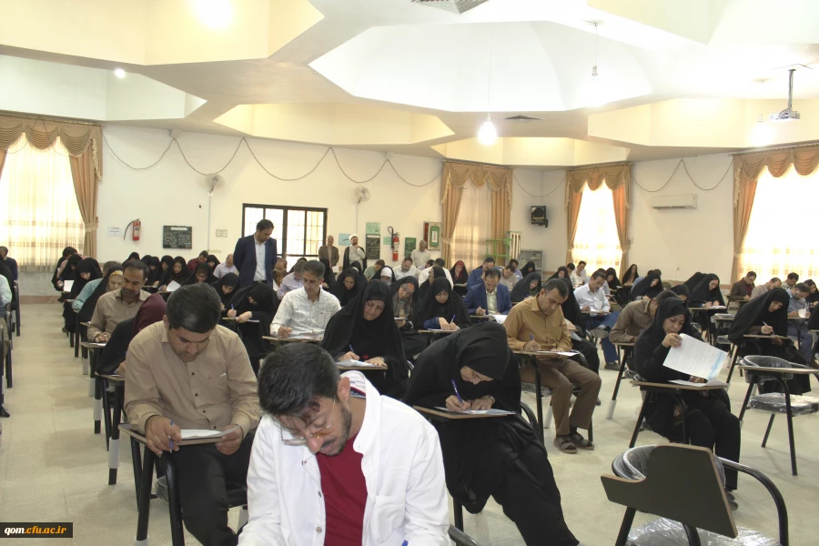 برگزاری امتحانات پایان ترم دانشجو معلمان و معلم دانشجویان دانشگاه فرهنگیان استان قم