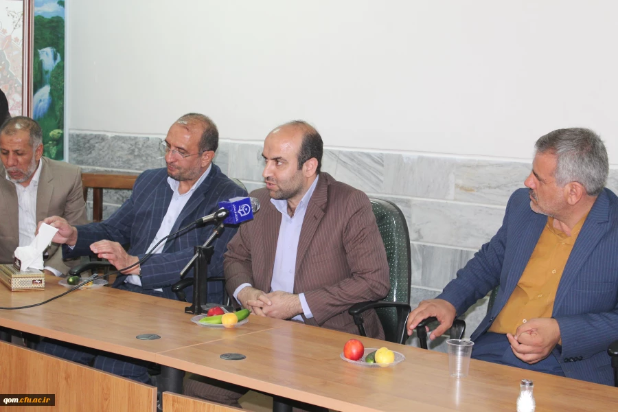 مراسم تکریم و قدردانی و معارفه حراست دانشگاه فرهنگیان استان قم با حضور جناب آقای دلقندی مشاور رئیس دانشگاه و مدیر کل دفتر مرکزی حراست دانشگاه فرهنگیان