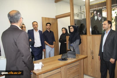 بازدید مسئولین هوشمند سازی دانشگاه مرکزی از پردیس  های استان قم