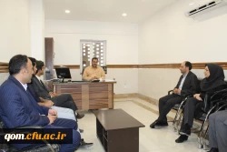 بازدید مسئولین هوشمند سازی دانشگاه از پردیس  های استان قم
