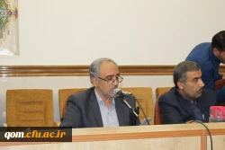 آیین تکریم و قدرانی از حجت الاسلام و المسلمین دکتر زارعی رضایی سرپرست سابق و معرفی جناب آقای محمدپور به عنوان سرپرست جدید مدیریت امور پردیس های استان قم