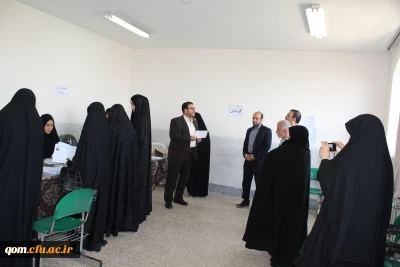 بازدید سرپرست مدیریت امور پردیس های استان قم از پایگاه های مصاحبه پذیرفته شدگان چند برابر ظرفیت در آزمون سراسری 97