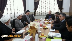 کارگروه اجرایی تفاهم نامه فی مابین حوزه علمیه قم و دانشگاه فرهنگیان در دانشگاه فرهنگیان استان قم برگزار گردید.
