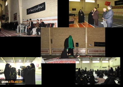 مراسم عزاداری و تعزیه خوانی سالار شهیدان در پردیس حضرت معصومه(س) برگزار گردید