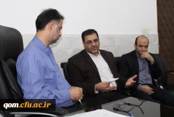 جلسه هماهنگی ستاد نکوداشت استان قم با مدیر کل آموزش و پرورش استان