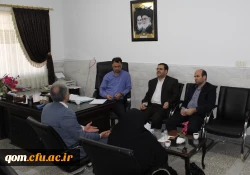 جلسه هماهنگی ستاد نکوداشت استان قم با مدیر کل آموزش و پرورش استان