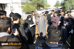 بازدید اعضای هیئت نظارت وارزیابی آموزش عالی استان قم از پردیس آیت الله طالقانی(ره) قم