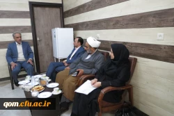 بازدید اعضای هیئت نظارت وارزیابی آموزش عالی استان قم از پردیس آیت الله طالقانی(ره) قم