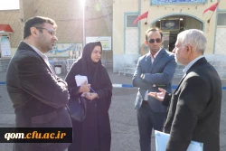 بازدید اعضای هیئت نظارت وارزیابی آموزش عالی استان قم از پردیس آیت الله طالقانی(ره) قم
