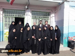 بازدید دکتر مشهدی مدیر امور مدارس وابسته و کارورزی دانشگاه فرهنگیان از مدیریت امور پردیس های استان قم