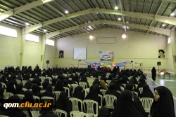 جشن روز دانشجو با حضور سرپرست مدیریت امور پردیس های استان قم در پردیس حضرت معصومه(س)