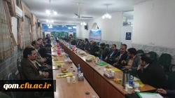 جلسه هم اندیشی اساتید مرکز آموزش عالی شهید مدنی(ره) قم با حضور دکتر  محمدی معاونت فرهنگی دانشگاه فرهنگیان