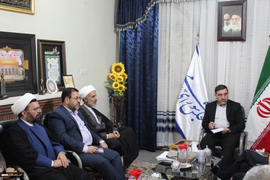 دیدار سرپرست مدیریت امور پردیس های استان با امیر آبادی عضو هیات رئیسه مجلس شورای اسلامی و نماینده مردم شریف قم در مجلس