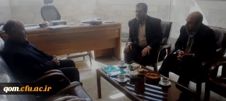 جلسه هماهنگی و پیگیری واگذاری زمین جهت دانشگاه جامع فرهنگیان استان قم