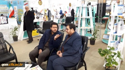 بازدید سرپرست محترم مدیریت امور پردیس های استان قم از نمایشگاه دستاوردهای چهل ساله انقلاب اسلامی