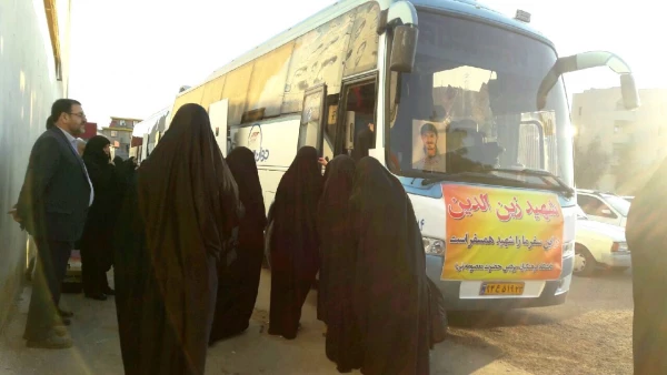 اعزام دانشجو معلمان دانشگاه فرهنگیان استان قم جهت عزیمت به اردو راهیان نور