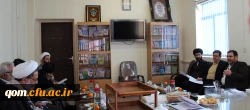 دیدار رییس دانشگاه فرهنگیان با مسئولان مجتمع آموزشی پژوهشی تبلیغ حوزه علمیه قم