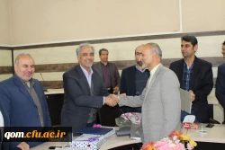 دیدار مدیریت امور پردیس های استان با کارکنان دانشگاه فرهنگیان استان قم در آستانه عید نوروز و میلاد با سعادت امیرالمومنین(ع) و روز پدر