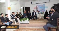 دیدار مدیریت امور پردیس های استان با کارکنان دانشگاه فرهنگیان استان قم در آستانه عید نوروز و میلاد با سعادت امیرالمومنین(ع) و روز پدر