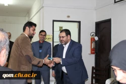 دیدار مدیریت امور پردیس های استان با کارکنان دانشگاه فرهنگیان استان قم در آستانه عید نوروز و میلاد با سعادت امیرالمومنین(ع) و روز پدر