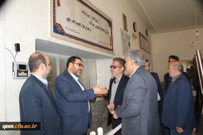 بازدید سرپرست مدیریت امور پردیس های استان قم از پایگاه های اسکان مدیریت امور پردیس ها در سطح استان قم